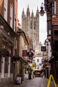 Beautiful streets in Canterbury United Kingdom Kent